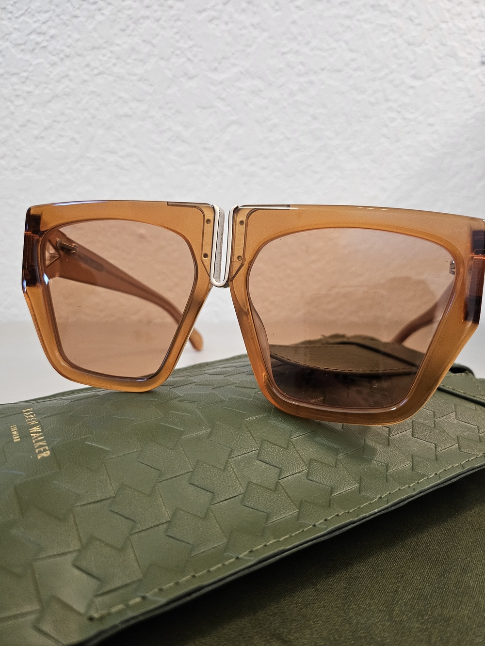 Karen Walker Double Trouble Square-Frame Sunglasses
